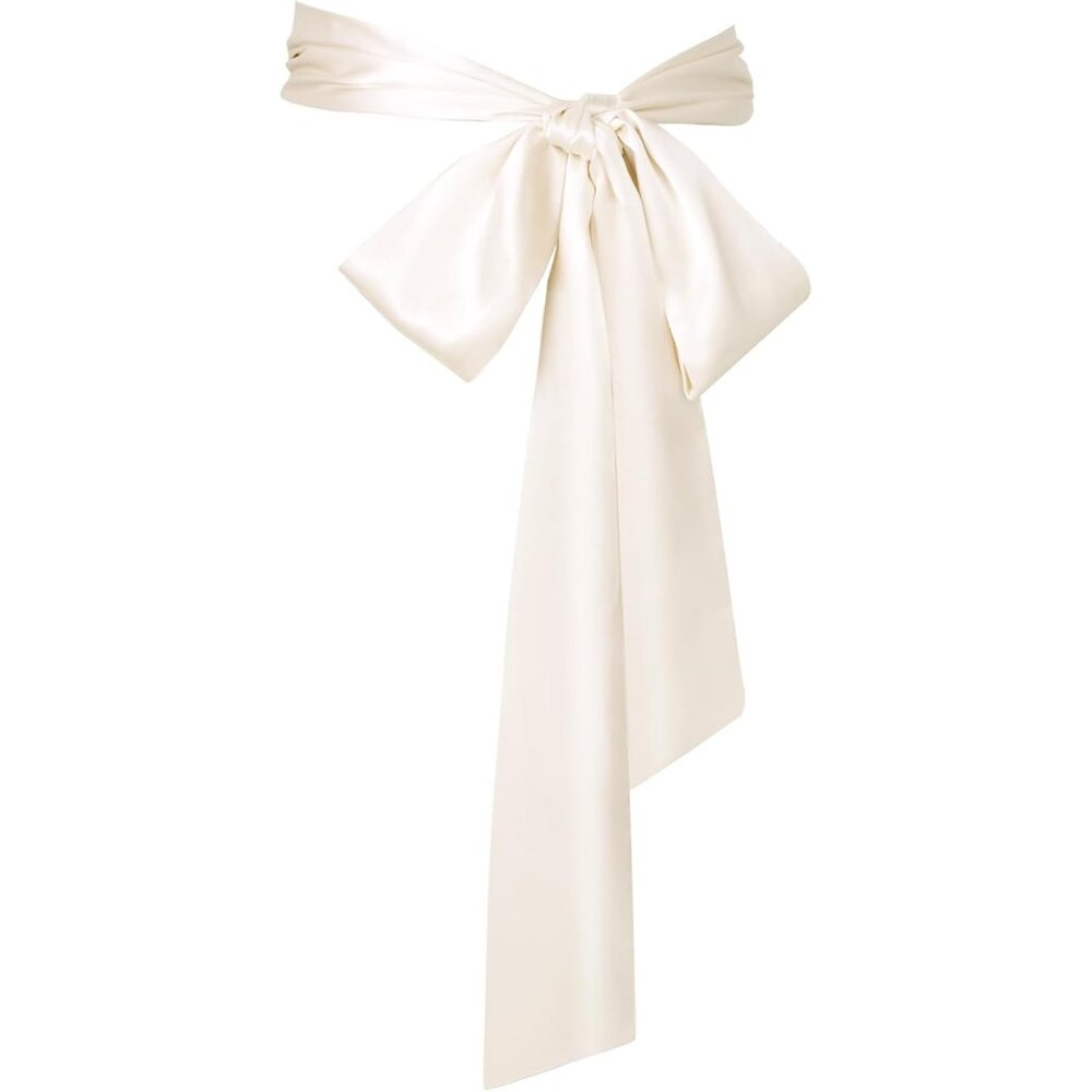 Wedding Satin Sash Belt for Special Occasion Dress Bridal Sash 4'' Wide Double S